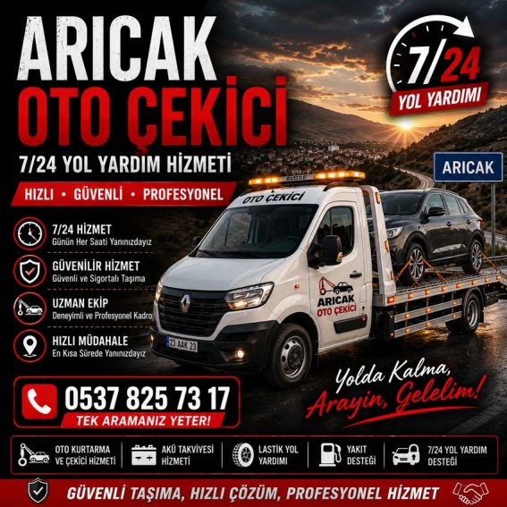 Arıcak Oto Çekici ve Yol Yardım